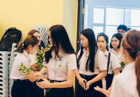 ภาพกิจกรรม  คณะวิทยาศาสตร์และเทคโนโลยี จัดโครงการพัฒนานักศึกษาคณะวิทยาศาสตร์และเทคโนโลยี กิจกรรมปัจฉิมนิเทศนักศึกษาสู่ความสำเร็จ