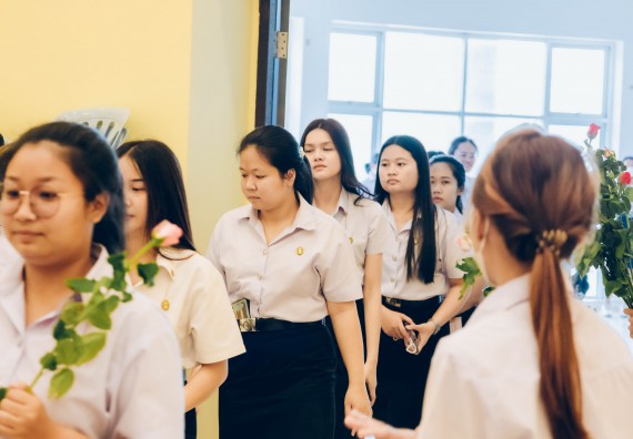 ภาพกิจกรรม  คณะวิทยาศาสตร์และเทคโนโลยี จัดโครงการพัฒนานักศึกษาคณะวิทยาศาสตร์และเทคโนโลยี กิจกรรมปัจฉิมนิเทศนักศึกษาสู่ความสำเร็จ