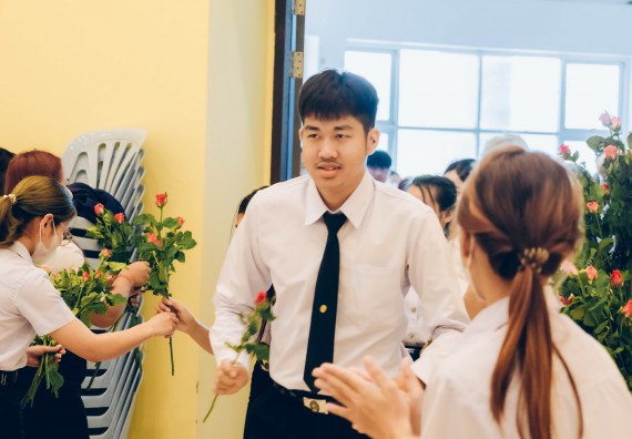 ภาพกิจกรรม  คณะวิทยาศาสตร์และเทคโนโลยี จัดโครงการพัฒนานักศึกษาคณะวิทยาศาสตร์และเทคโนโลยี กิจกรรมปัจฉิมนิเทศนักศึกษาสู่ความสำเร็จ