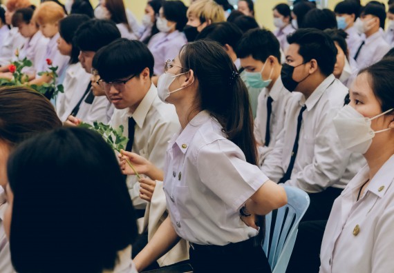 ภาพกิจกรรม  คณะวิทยาศาสตร์และเทคโนโลยี จัดโครงการพัฒนานักศึกษาคณะวิทยาศาสตร์และเทคโนโลยี กิจกรรมปัจฉิมนิเทศนักศึกษาสู่ความสำเร็จ