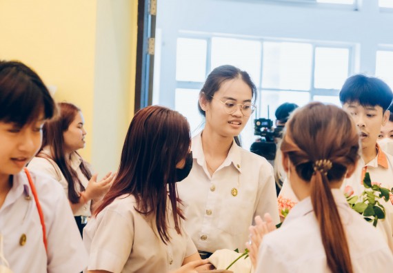 ภาพกิจกรรม  คณะวิทยาศาสตร์และเทคโนโลยี จัดโครงการพัฒนานักศึกษาคณะวิทยาศาสตร์และเทคโนโลยี กิจกรรมปัจฉิมนิเทศนักศึกษาสู่ความสำเร็จ