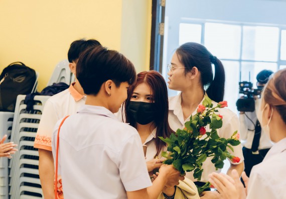 ภาพกิจกรรม  คณะวิทยาศาสตร์และเทคโนโลยี จัดโครงการพัฒนานักศึกษาคณะวิทยาศาสตร์และเทคโนโลยี กิจกรรมปัจฉิมนิเทศนักศึกษาสู่ความสำเร็จ