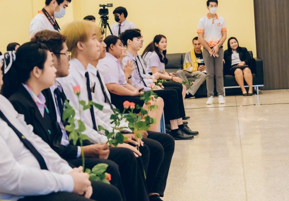 ภาพกิจกรรม  คณะวิทยาศาสตร์และเทคโนโลยี จัดโครงการพัฒนานักศึกษาคณะวิทยาศาสตร์และเทคโนโลยี กิจกรรมปัจฉิมนิเทศนักศึกษาสู่ความสำเร็จ