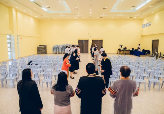 ภาพกิจกรรม  คณะวิทยาศาสตร์และเทคโนโลยี จัดโครงการพัฒนานักศึกษาคณะวิทยาศาสตร์และเทคโนโลยี กิจกรรมปัจฉิมนิเทศนักศึกษาสู่ความสำเร็จ