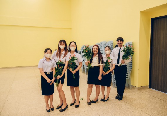 ภาพกิจกรรม  คณะวิทยาศาสตร์และเทคโนโลยี จัดโครงการพัฒนานักศึกษาคณะวิทยาศาสตร์และเทคโนโลยี กิจกรรมปัจฉิมนิเทศนักศึกษาสู่ความสำเร็จ