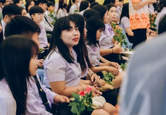 ภาพกิจกรรม  คณะวิทยาศาสตร์และเทคโนโลยี จัดโครงการพัฒนานักศึกษาคณะวิทยาศาสตร์และเทคโนโลยี กิจกรรมปัจฉิมนิเทศนักศึกษาสู่ความสำเร็จ