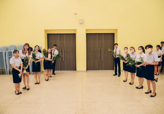 ภาพกิจกรรม  คณะวิทยาศาสตร์และเทคโนโลยี จัดโครงการพัฒนานักศึกษาคณะวิทยาศาสตร์และเทคโนโลยี กิจกรรมปัจฉิมนิเทศนักศึกษาสู่ความสำเร็จ