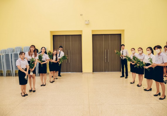 ภาพกิจกรรม  คณะวิทยาศาสตร์และเทคโนโลยี จัดโครงการพัฒนานักศึกษาคณะวิทยาศาสตร์และเทคโนโลยี กิจกรรมปัจฉิมนิเทศนักศึกษาสู่ความสำเร็จ