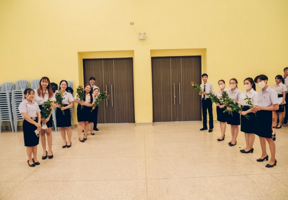 ภาพกิจกรรม  คณะวิทยาศาสตร์และเทคโนโลยี จัดโครงการพัฒนานักศึกษาคณะวิทยาศาสตร์และเทคโนโลยี กิจกรรมปัจฉิมนิเทศนักศึกษาสู่ความสำเร็จ