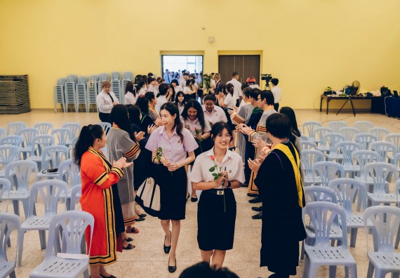 ภาพกิจกรรม  คณะวิทยาศาสตร์และเทคโนโลยี จัดโครงการพัฒนานักศึกษาคณะวิทยาศาสตร์และเทคโนโลยี กิจกรรมปัจฉิมนิเทศนักศึกษาสู่ความสำเร็จ