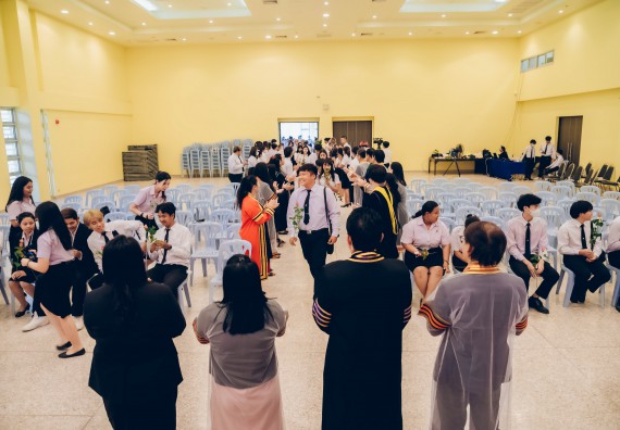 ภาพกิจกรรม  คณะวิทยาศาสตร์และเทคโนโลยี จัดโครงการพัฒนานักศึกษาคณะวิทยาศาสตร์และเทคโนโลยี กิจกรรมปัจฉิมนิเทศนักศึกษาสู่ความสำเร็จ