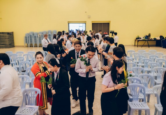 ภาพกิจกรรม  คณะวิทยาศาสตร์และเทคโนโลยี จัดโครงการพัฒนานักศึกษาคณะวิทยาศาสตร์และเทคโนโลยี กิจกรรมปัจฉิมนิเทศนักศึกษาสู่ความสำเร็จ