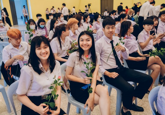 ภาพกิจกรรม  คณะวิทยาศาสตร์และเทคโนโลยี จัดโครงการพัฒนานักศึกษาคณะวิทยาศาสตร์และเทคโนโลยี กิจกรรมปัจฉิมนิเทศนักศึกษาสู่ความสำเร็จ