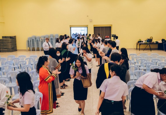 ภาพกิจกรรม  คณะวิทยาศาสตร์และเทคโนโลยี จัดโครงการพัฒนานักศึกษาคณะวิทยาศาสตร์และเทคโนโลยี กิจกรรมปัจฉิมนิเทศนักศึกษาสู่ความสำเร็จ