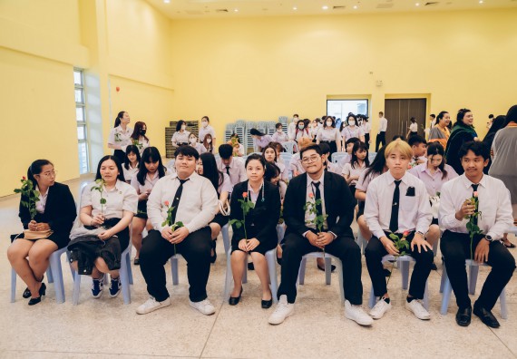 ภาพกิจกรรม  คณะวิทยาศาสตร์และเทคโนโลยี จัดโครงการพัฒนานักศึกษาคณะวิทยาศาสตร์และเทคโนโลยี กิจกรรมปัจฉิมนิเทศนักศึกษาสู่ความสำเร็จ