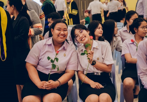 ภาพกิจกรรม  คณะวิทยาศาสตร์และเทคโนโลยี จัดโครงการพัฒนานักศึกษาคณะวิทยาศาสตร์และเทคโนโลยี กิจกรรมปัจฉิมนิเทศนักศึกษาสู่ความสำเร็จ