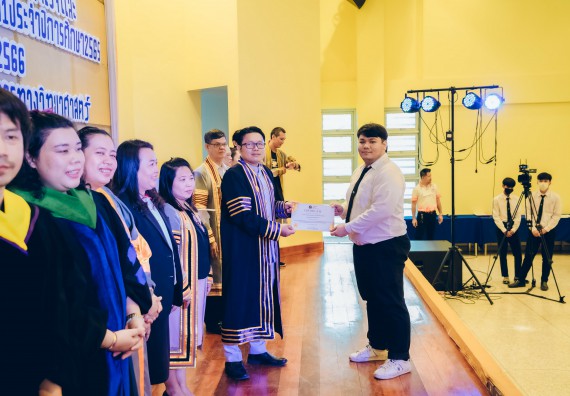 ภาพกิจกรรม  คณะวิทยาศาสตร์และเทคโนโลยี จัดโครงการพัฒนานักศึกษาคณะวิทยาศาสตร์และเทคโนโลยี กิจกรรมปัจฉิมนิเทศนักศึกษาสู่ความสำเร็จ