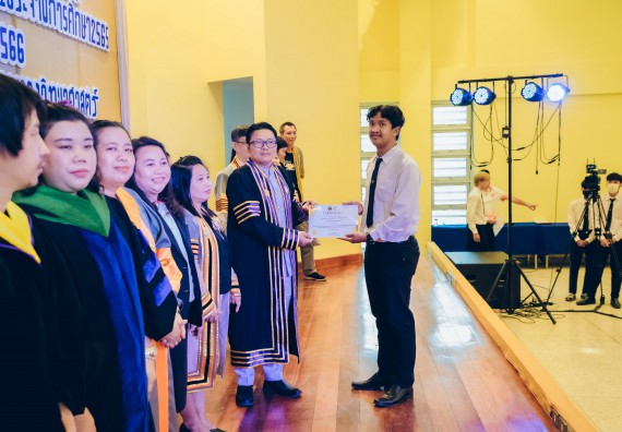 ภาพกิจกรรม  คณะวิทยาศาสตร์และเทคโนโลยี จัดโครงการพัฒนานักศึกษาคณะวิทยาศาสตร์และเทคโนโลยี กิจกรรมปัจฉิมนิเทศนักศึกษาสู่ความสำเร็จ