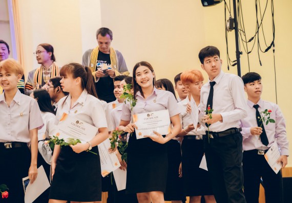 ภาพกิจกรรม  คณะวิทยาศาสตร์และเทคโนโลยี จัดโครงการพัฒนานักศึกษาคณะวิทยาศาสตร์และเทคโนโลยี กิจกรรมปัจฉิมนิเทศนักศึกษาสู่ความสำเร็จ