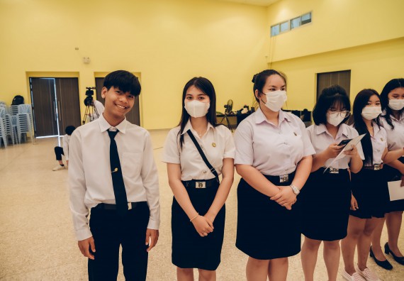 ภาพกิจกรรม  คณะวิทยาศาสตร์และเทคโนโลยี จัดโครงการพัฒนานักศึกษาคณะวิทยาศาสตร์และเทคโนโลยี กิจกรรมปัจฉิมนิเทศนักศึกษาสู่ความสำเร็จ