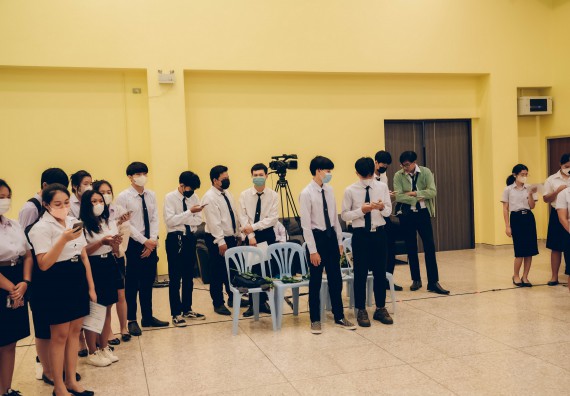 ภาพกิจกรรม  คณะวิทยาศาสตร์และเทคโนโลยี จัดโครงการพัฒนานักศึกษาคณะวิทยาศาสตร์และเทคโนโลยี กิจกรรมปัจฉิมนิเทศนักศึกษาสู่ความสำเร็จ