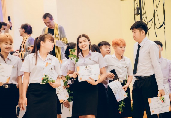 ภาพกิจกรรม  คณะวิทยาศาสตร์และเทคโนโลยี จัดโครงการพัฒนานักศึกษาคณะวิทยาศาสตร์และเทคโนโลยี กิจกรรมปัจฉิมนิเทศนักศึกษาสู่ความสำเร็จ