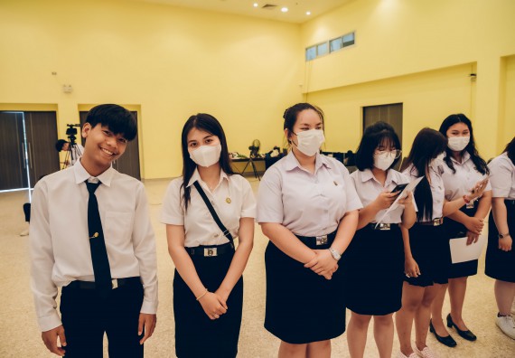 ภาพกิจกรรม  คณะวิทยาศาสตร์และเทคโนโลยี จัดโครงการพัฒนานักศึกษาคณะวิทยาศาสตร์และเทคโนโลยี กิจกรรมปัจฉิมนิเทศนักศึกษาสู่ความสำเร็จ