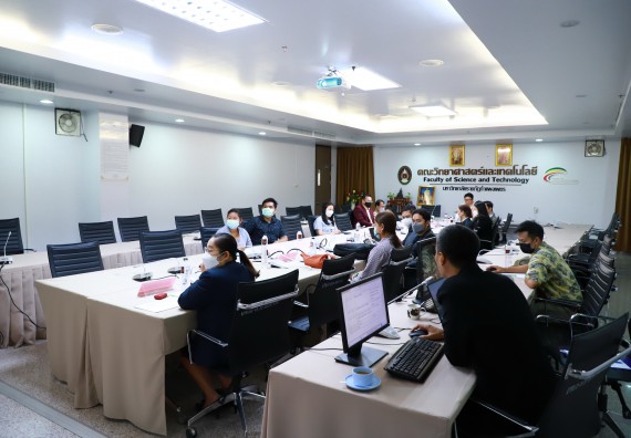 ภาพกิจกรรม  คณะวิทยาศาสตร์และเทคโนโลยี จัดกิจกรรมแลกเปลี่ยนเรียนรู้ในการทำหลักสูตรวิทยาศาสตรมหาบัณฑิต สาขาวิชาวิทยาศาสตร์ศึกษา