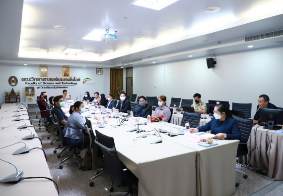 ภาพกิจกรรม  คณะวิทยาศาสตร์และเทคโนโลยี จัดกิจกรรมแลกเปลี่ยนเรียนรู้ในการทำหลักสูตรวิทยาศาสตรมหาบัณฑิต สาขาวิชาวิทยาศาสตร์ศึกษา