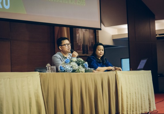 ภาพกิจกรรม  ผู้บริหาร คณาจารย์ และบุคลากร คณะวิทยาศาสตร์และเทคโนโลยีเข้าร่วม โครงการประชุมเชิงปฏิบัติการ “ทบทวนแผนกลยุทธ์ 2566 – 2570 และแผนปฏิบัติราชการ ประจำปี 2566