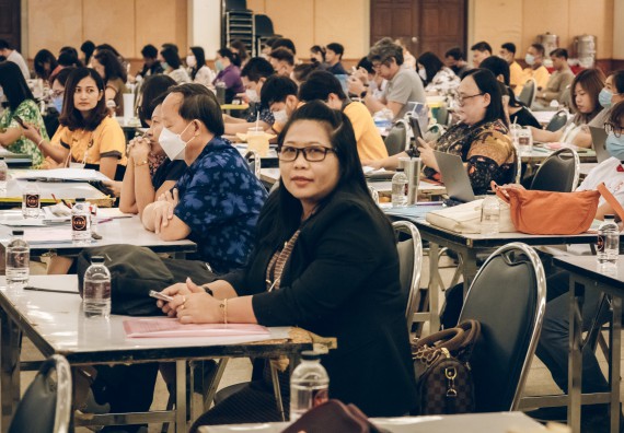 ภาพกิจกรรม  ผู้บริหาร คณาจารย์ และบุคลากร คณะวิทยาศาสตร์และเทคโนโลยีเข้าร่วม โครงการประชุมเชิงปฏิบัติการ “ทบทวนแผนกลยุทธ์ 2566 – 2570 และแผนปฏิบัติราชการ ประจำปี 2566