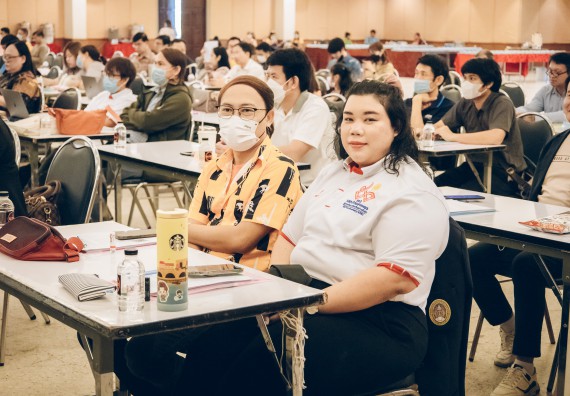 ภาพกิจกรรม  ผู้บริหาร คณาจารย์ และบุคลากร คณะวิทยาศาสตร์และเทคโนโลยีเข้าร่วม โครงการประชุมเชิงปฏิบัติการ “ทบทวนแผนกลยุทธ์ 2566 – 2570 และแผนปฏิบัติราชการ ประจำปี 2566