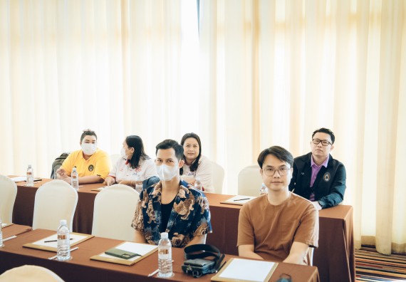 ภาพกิจกรรม  ผู้บริหาร คณาจารย์ และบุคลากร คณะวิทยาศาสตร์และเทคโนโลยีเข้าร่วม โครงการประชุมเชิงปฏิบัติการ “ทบทวนแผนกลยุทธ์ 2566 – 2570 และแผนปฏิบัติราชการ ประจำปี 2566