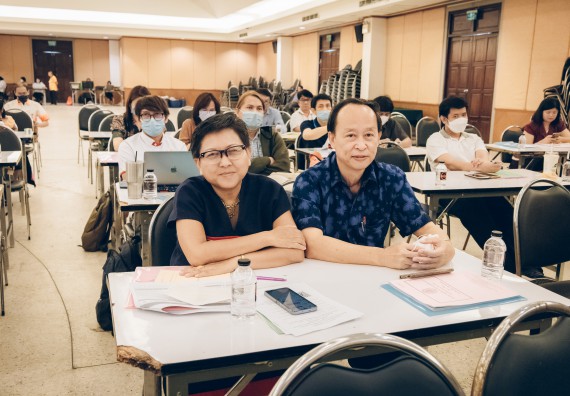 ภาพกิจกรรม  ผู้บริหาร คณาจารย์ และบุคลากร คณะวิทยาศาสตร์และเทคโนโลยีเข้าร่วม โครงการประชุมเชิงปฏิบัติการ “ทบทวนแผนกลยุทธ์ 2566 – 2570 และแผนปฏิบัติราชการ ประจำปี 2566