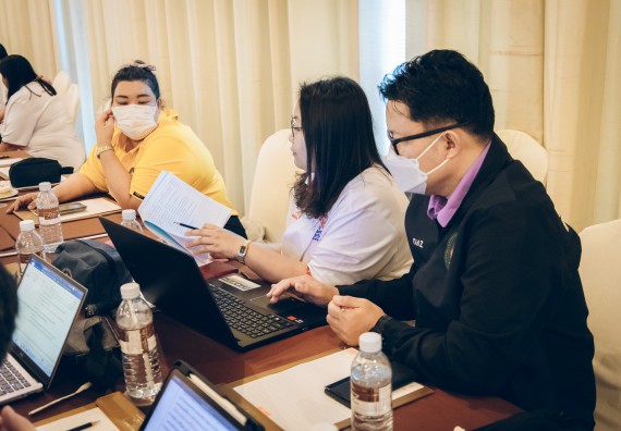 ภาพกิจกรรม  ผู้บริหาร คณาจารย์ และบุคลากร คณะวิทยาศาสตร์และเทคโนโลยีเข้าร่วม โครงการประชุมเชิงปฏิบัติการ “ทบทวนแผนกลยุทธ์ 2566 – 2570 และแผนปฏิบัติราชการ ประจำปี 2566