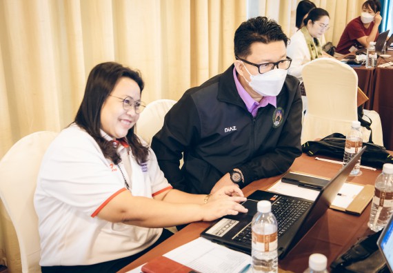 ภาพกิจกรรม  ผู้บริหาร คณาจารย์ และบุคลากร คณะวิทยาศาสตร์และเทคโนโลยีเข้าร่วม โครงการประชุมเชิงปฏิบัติการ “ทบทวนแผนกลยุทธ์ 2566 – 2570 และแผนปฏิบัติราชการ ประจำปี 2566