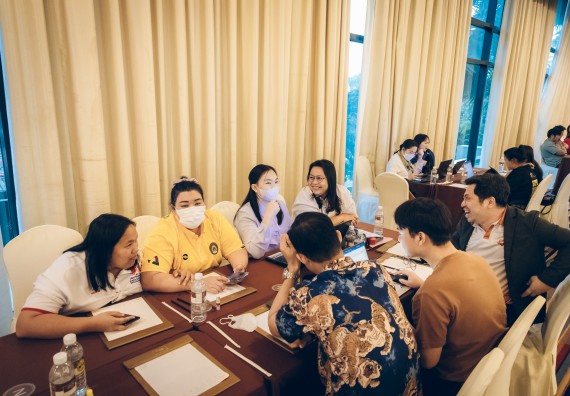 ภาพกิจกรรม  ผู้บริหาร คณาจารย์ และบุคลากร คณะวิทยาศาสตร์และเทคโนโลยีเข้าร่วม โครงการประชุมเชิงปฏิบัติการ “ทบทวนแผนกลยุทธ์ 2566 – 2570 และแผนปฏิบัติราชการ ประจำปี 2566