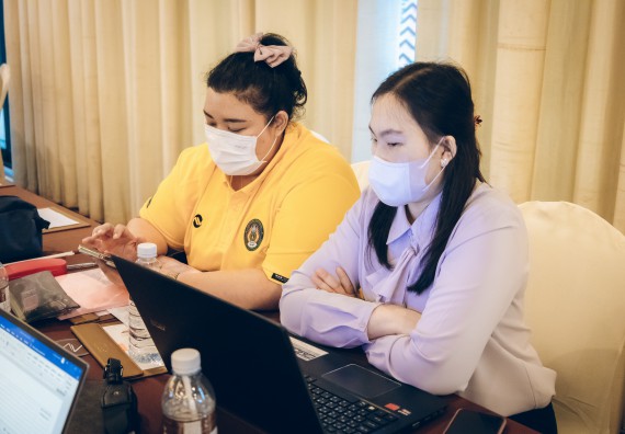 ภาพกิจกรรม  ผู้บริหาร คณาจารย์ และบุคลากร คณะวิทยาศาสตร์และเทคโนโลยีเข้าร่วม โครงการประชุมเชิงปฏิบัติการ “ทบทวนแผนกลยุทธ์ 2566 – 2570 และแผนปฏิบัติราชการ ประจำปี 2566