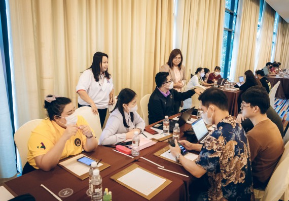 ภาพกิจกรรม  ผู้บริหาร คณาจารย์ และบุคลากร คณะวิทยาศาสตร์และเทคโนโลยีเข้าร่วม โครงการประชุมเชิงปฏิบัติการ “ทบทวนแผนกลยุทธ์ 2566 – 2570 และแผนปฏิบัติราชการ ประจำปี 2566