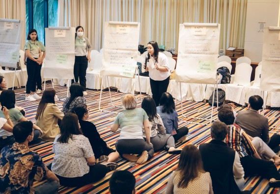 ภาพกิจกรรม  ผู้บริหาร คณาจารย์ และบุคลากร คณะวิทยาศาสตร์และเทคโนโลยีเข้าร่วม โครงการประชุมเชิงปฏิบัติการ “ทบทวนแผนกลยุทธ์ 2566 – 2570 และแผนปฏิบัติราชการ ประจำปี 2566