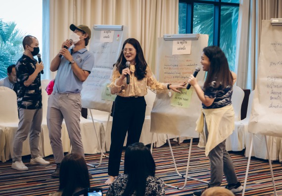 ภาพกิจกรรม  ผู้บริหาร คณาจารย์ และบุคลากร คณะวิทยาศาสตร์และเทคโนโลยีเข้าร่วม โครงการประชุมเชิงปฏิบัติการ “ทบทวนแผนกลยุทธ์ 2566 – 2570 และแผนปฏิบัติราชการ ประจำปี 2566