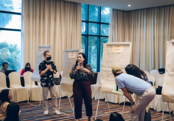 ภาพกิจกรรม  ผู้บริหาร คณาจารย์ และบุคลากร คณะวิทยาศาสตร์และเทคโนโลยีเข้าร่วม โครงการประชุมเชิงปฏิบัติการ “ทบทวนแผนกลยุทธ์ 2566 – 2570 และแผนปฏิบัติราชการ ประจำปี 2566