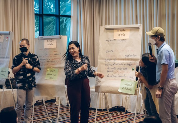 ภาพกิจกรรม  ผู้บริหาร คณาจารย์ และบุคลากร คณะวิทยาศาสตร์และเทคโนโลยีเข้าร่วม โครงการประชุมเชิงปฏิบัติการ “ทบทวนแผนกลยุทธ์ 2566 – 2570 และแผนปฏิบัติราชการ ประจำปี 2566