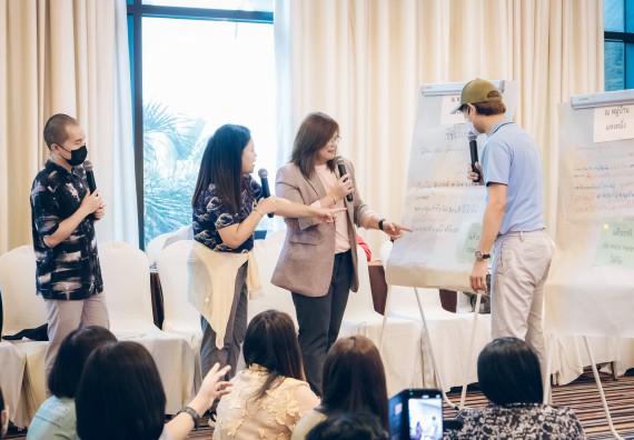 ภาพกิจกรรม  ผู้บริหาร คณาจารย์ และบุคลากร คณะวิทยาศาสตร์และเทคโนโลยีเข้าร่วม โครงการประชุมเชิงปฏิบัติการ “ทบทวนแผนกลยุทธ์ 2566 – 2570 และแผนปฏิบัติราชการ ประจำปี 2566