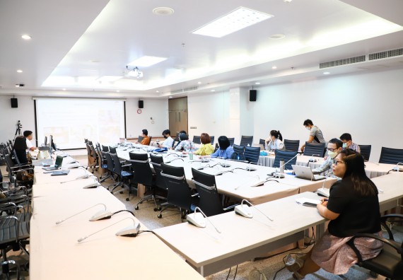 ภาพกิจกรรม  ศูนย์วิทยาศาสตร์ประยุกต์ คณะวิทยาศาสตร์เทคโนโลยี มหาวิทยาลัยราชภัฏกำแพงเพชร เข้ารับการตรวจประเมินความปลอดภัยห้องปฏิบัติการ ตามเกณฑ์ (ESPReL Checklist)