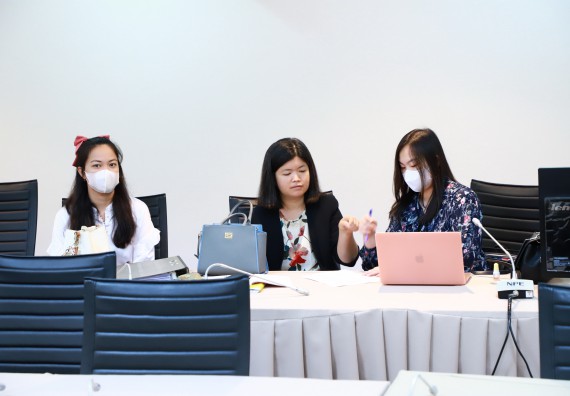 ภาพกิจกรรม  ศูนย์วิทยาศาสตร์ประยุกต์ คณะวิทยาศาสตร์เทคโนโลยี มหาวิทยาลัยราชภัฏกำแพงเพชร เข้ารับการตรวจประเมินความปลอดภัยห้องปฏิบัติการ ตามเกณฑ์ (ESPReL Checklist)