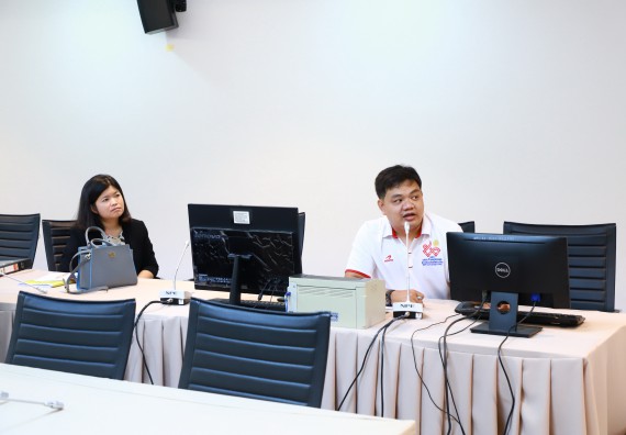 ภาพกิจกรรม  ศูนย์วิทยาศาสตร์ประยุกต์ คณะวิทยาศาสตร์เทคโนโลยี มหาวิทยาลัยราชภัฏกำแพงเพชร เข้ารับการตรวจประเมินความปลอดภัยห้องปฏิบัติการ ตามเกณฑ์ (ESPReL Checklist)