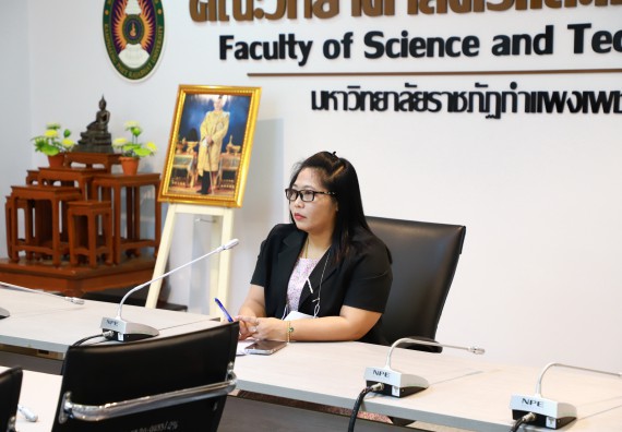 ภาพกิจกรรม  ศูนย์วิทยาศาสตร์ประยุกต์ คณะวิทยาศาสตร์เทคโนโลยี มหาวิทยาลัยราชภัฏกำแพงเพชร เข้ารับการตรวจประเมินความปลอดภัยห้องปฏิบัติการ ตามเกณฑ์ (ESPReL Checklist)