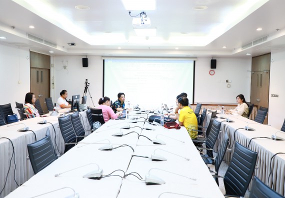 ภาพกิจกรรม  คณะวิทยาศาสตร์และเทคโนโลยี จัดกิจกรรมอบรมเชิงปฏิบัติการ เรื่อง การเขียนรายงานการประเมินตนเอง ระดับหลักสูตร ประจำปีการศึกษา 2565 ตามเกณฑ์ AUN-QA