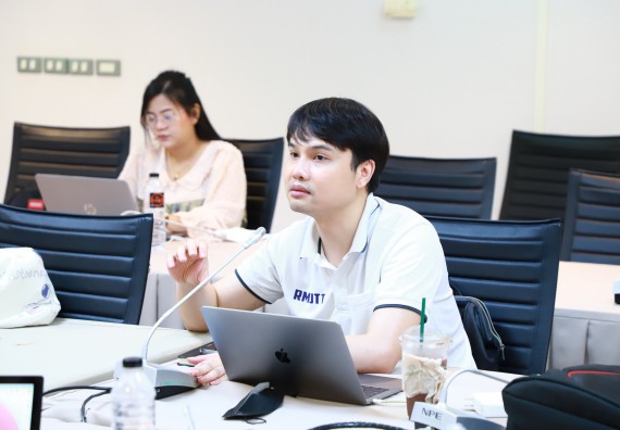 ภาพกิจกรรม  คณะวิทยาศาสตร์และเทคโนโลยี จัดกิจกรรมอบรมเชิงปฏิบัติการ เรื่อง การเขียนรายงานการประเมินตนเอง ระดับหลักสูตร ประจำปีการศึกษา 2565 ตามเกณฑ์ AUN-QA